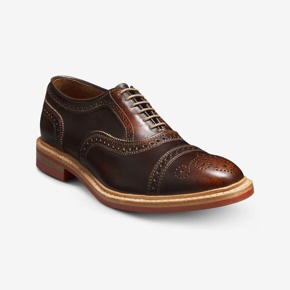 Allen Edmunds Strandmok Cap-toe Oxford Brogue Shoes w Dainite Rubber Sole  10 B main image 13